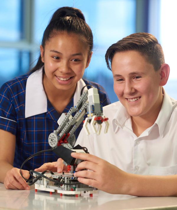 Robotics students