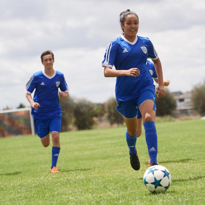 Soccer sports students